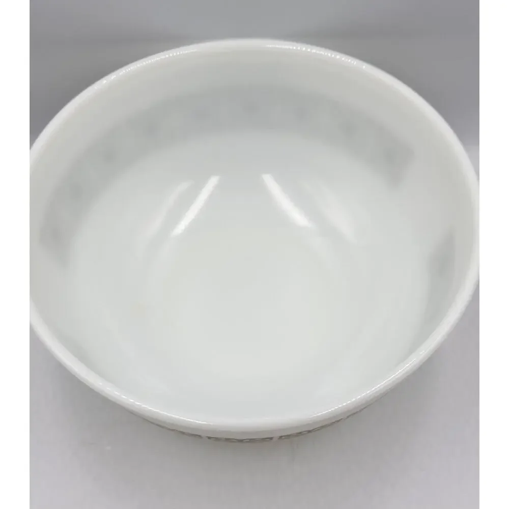 Vintage PYREX 404 Verde Autumn Floral Glass Mixing Bowl 4 Qt - Picture 3 of 7